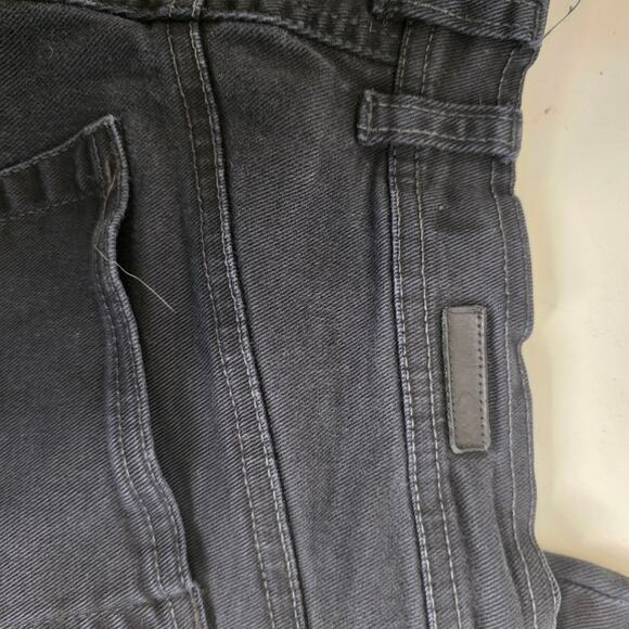 Gloria Vanerbuilt, Black Denim Jeans, Size Medium - Picture 7 of 7